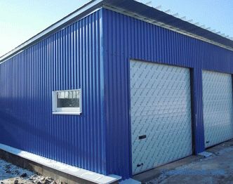 Garaj profilat metalic: tehnologie de montaj și asamblare