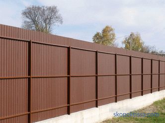Garduri de tablă ondulată - cum se face corect: instalare, instalare și construcție
