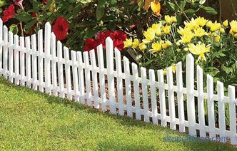 Garduri decorative pentru paturi de flori - cele mai bune idei de la designeri, fotografii, idei