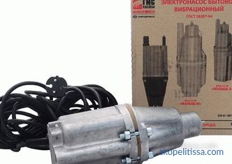 Vibrator pompă submersibilă cu admisie de apă superioară și inferioară, caracteristici, dispozitiv, alegere