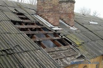 Repararea acoperișului de ardezie, defectele și metodele de detectare, lucrări de reparații