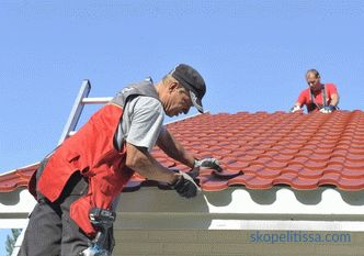 Închideți acoperișul în țară - prețul muncii, cât costă blocarea acoperișului într-o casă privată din țară