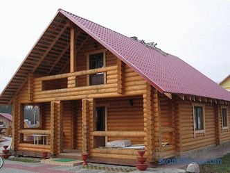 Prețurile pentru proiectele de case din lemn rotunjit în Moscova, fotografii ale proiectelor de case cu o singură etapă