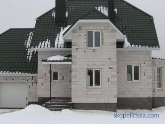 Case la țară din blocuri de spumă - proiecte la cheie, prețuri pentru construcții în Moscova, foto