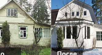 Restructurarea casei, modificarea și reconstrucția casei din țară, prețul reparațiilor la Moscova, fotografie