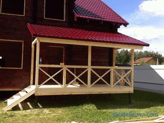 Portieră dintr-o casă de țară din lemn faceți-o singur: idei și fotografii