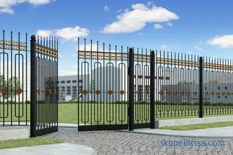 Garduri si garduri metalice: varietate, cost, alegere, instalare