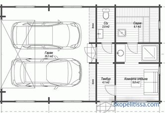 proiect standard de garaj pentru o mașină