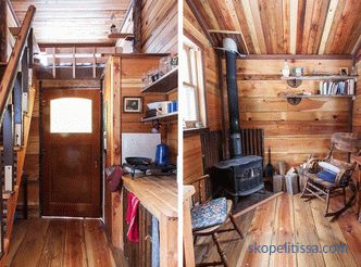 Casa de cabine - modul de organizare, exemple și fotografii