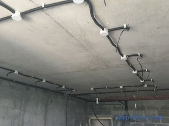 Cabluri electrice în garaj: regulile procesului de instalare