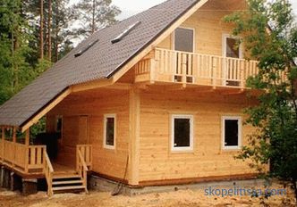 Proiectele de case din lemn 6 pe 9: opțiuni, materiale, construcții