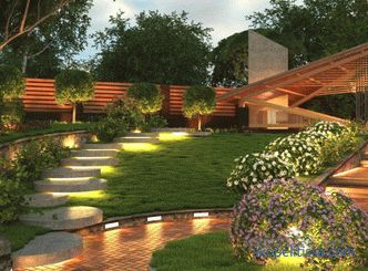 Luminări de grădină în design peisagistic, tipuri, caracteristici, nuanțe de alegere