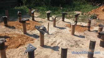 Fundația ușoară pentru hambar: tipurile și metodele de construcție